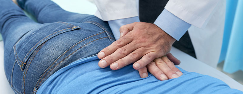 patient receiving chiropractic in Turlock
