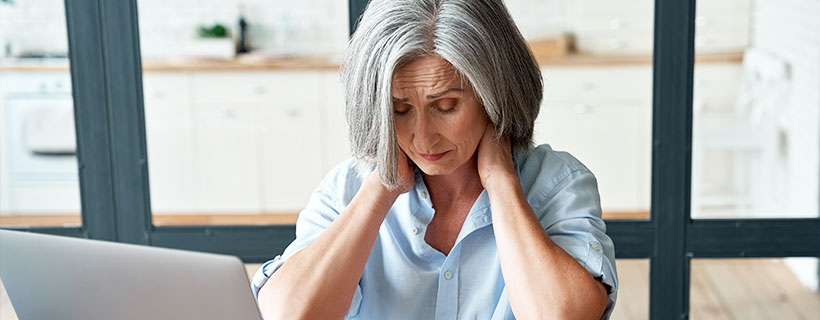 patient needing neck pain treatment in Turlock