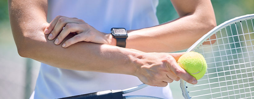 patient needing tennis elbow treatment in Turlock